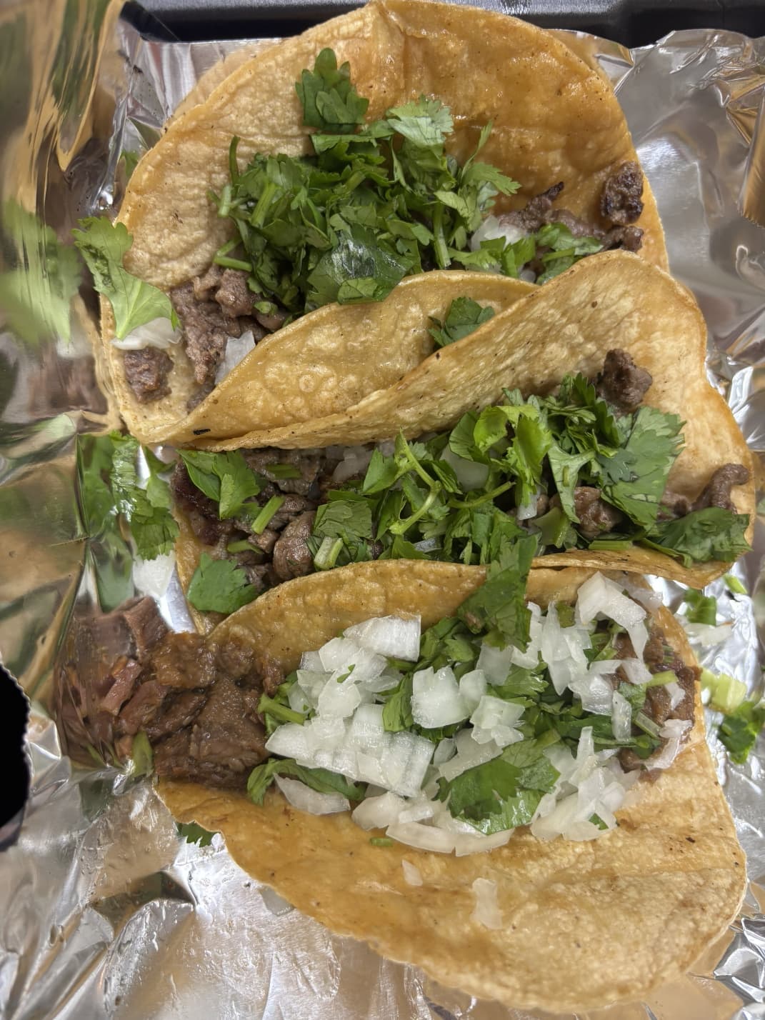 Delicious authentic Mexican tacos